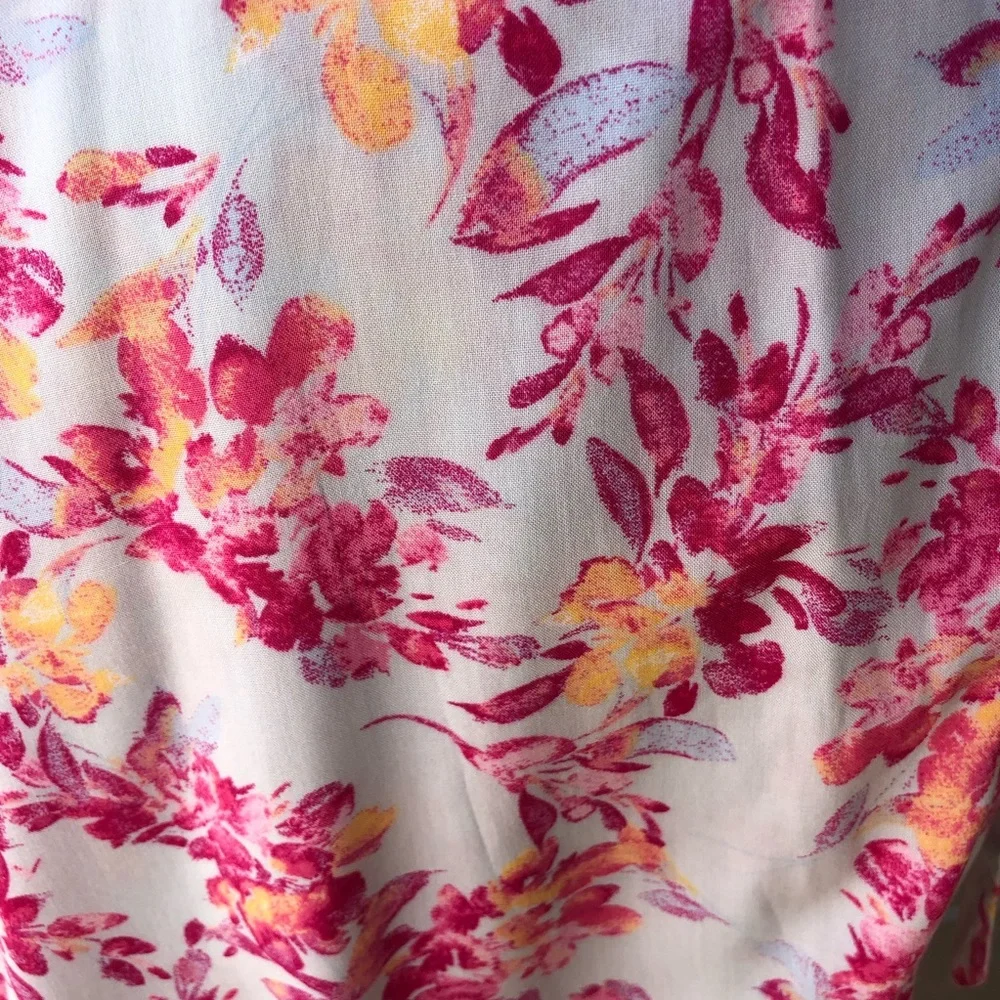 Ella Moss Bohemian Rhapsody Floral Wrap Dress - Size M - Picture 11 of 16